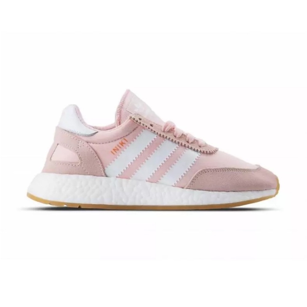 Adidas iniki pink sneakers US 6 women’s like new